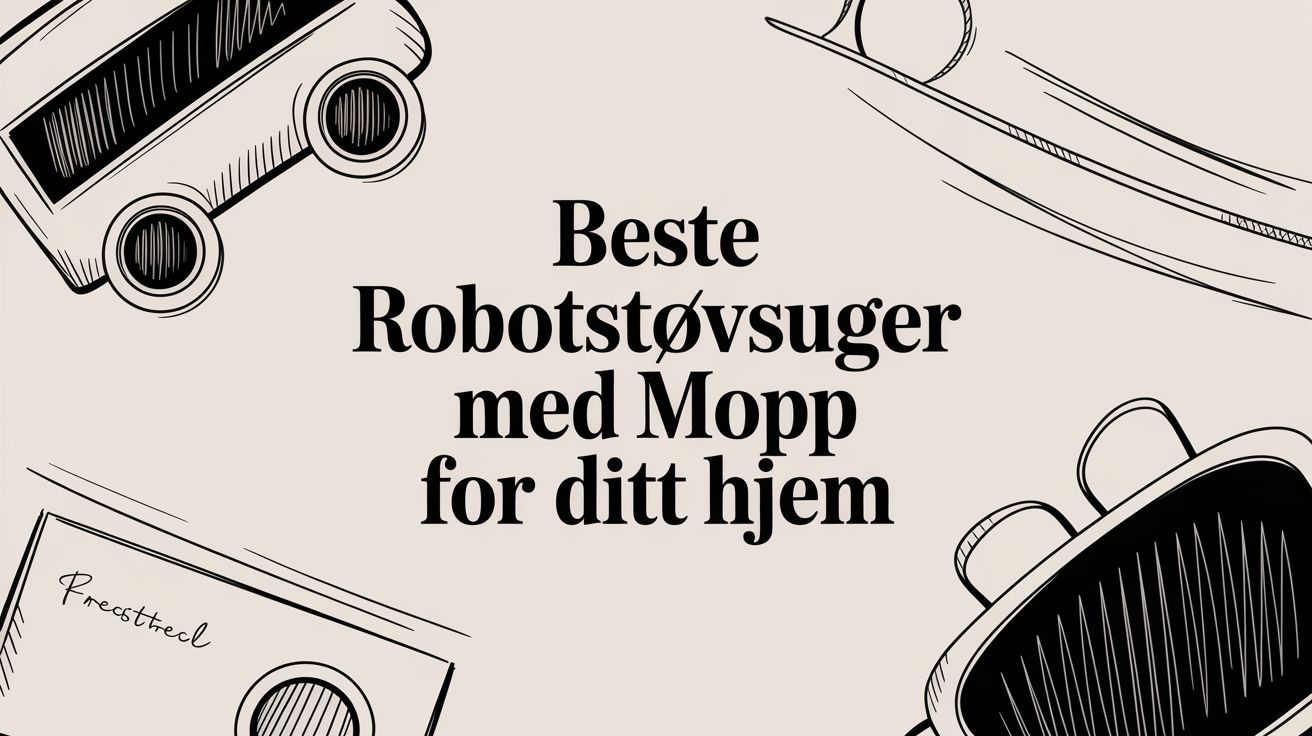 Beste robotstøvsuger med mopp for ditt hjem