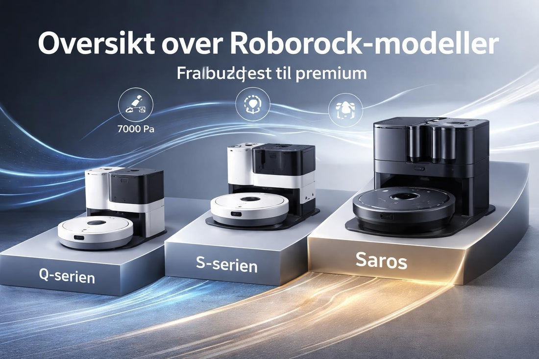 Sammenlign Roborock-modeller: Komplett guide for 2026