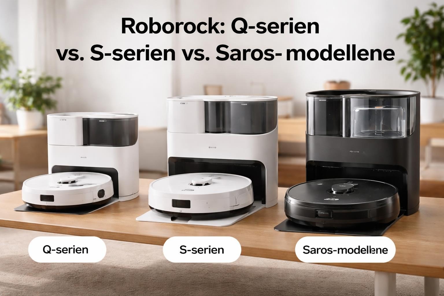 Roborock modeller sammenlignet – Finn riktig modell