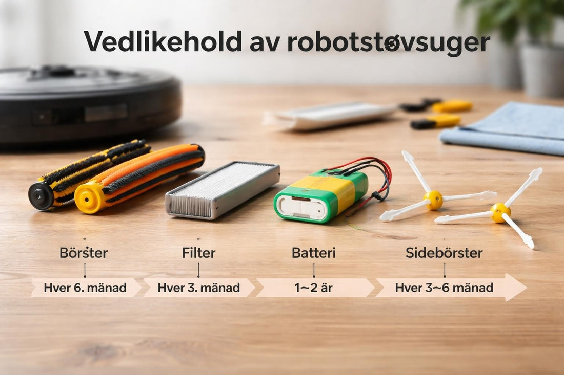 Deler til robotstøvsuger: Din komplette guide 2026