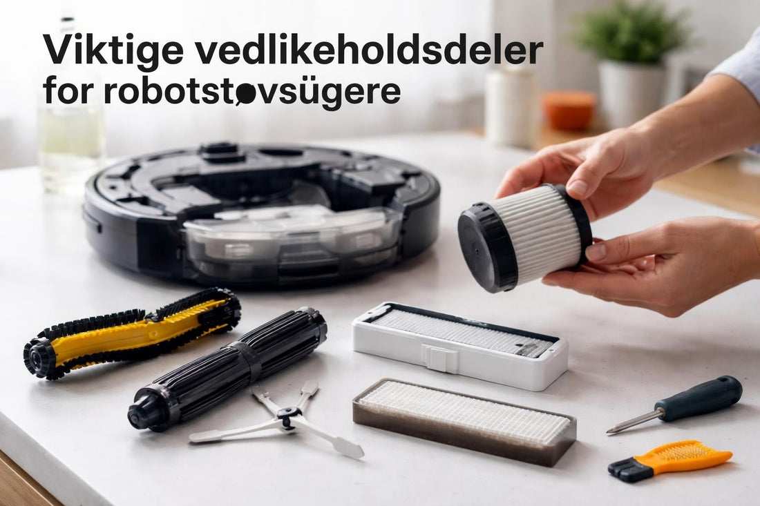 Robotstøvsuger deler: Guide til vedlikehold og reservedeler