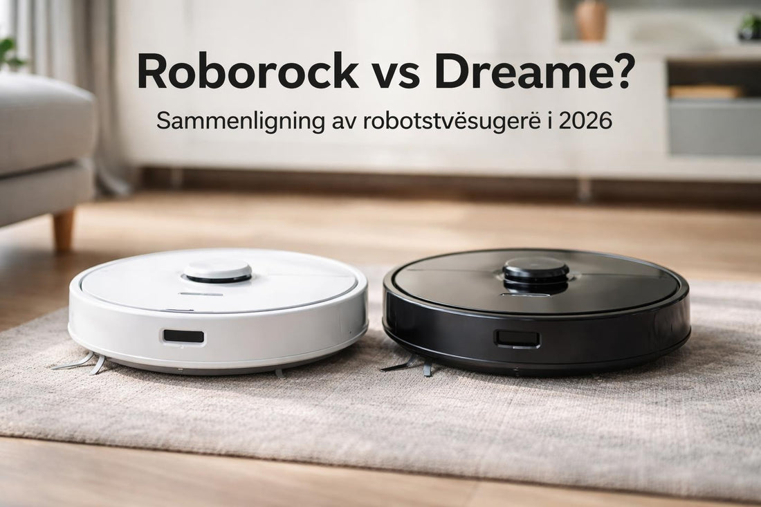 Roborock vs Dreame: Sammenligning av robotstøvsugere 2026