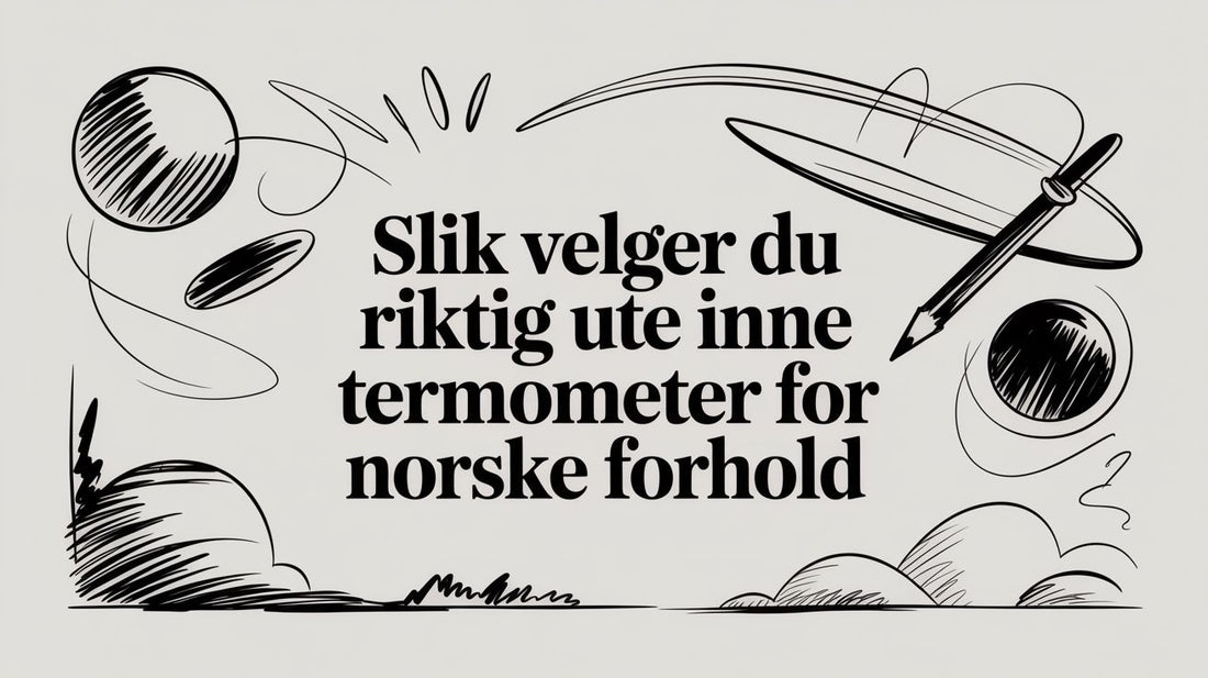 Slik velger du riktig ute inne termometer for norske forhold