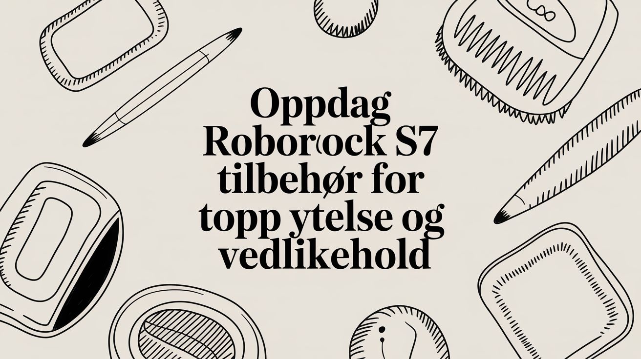Slik velger du riktig Roborock S7 tilbehør for maksimal ytelse