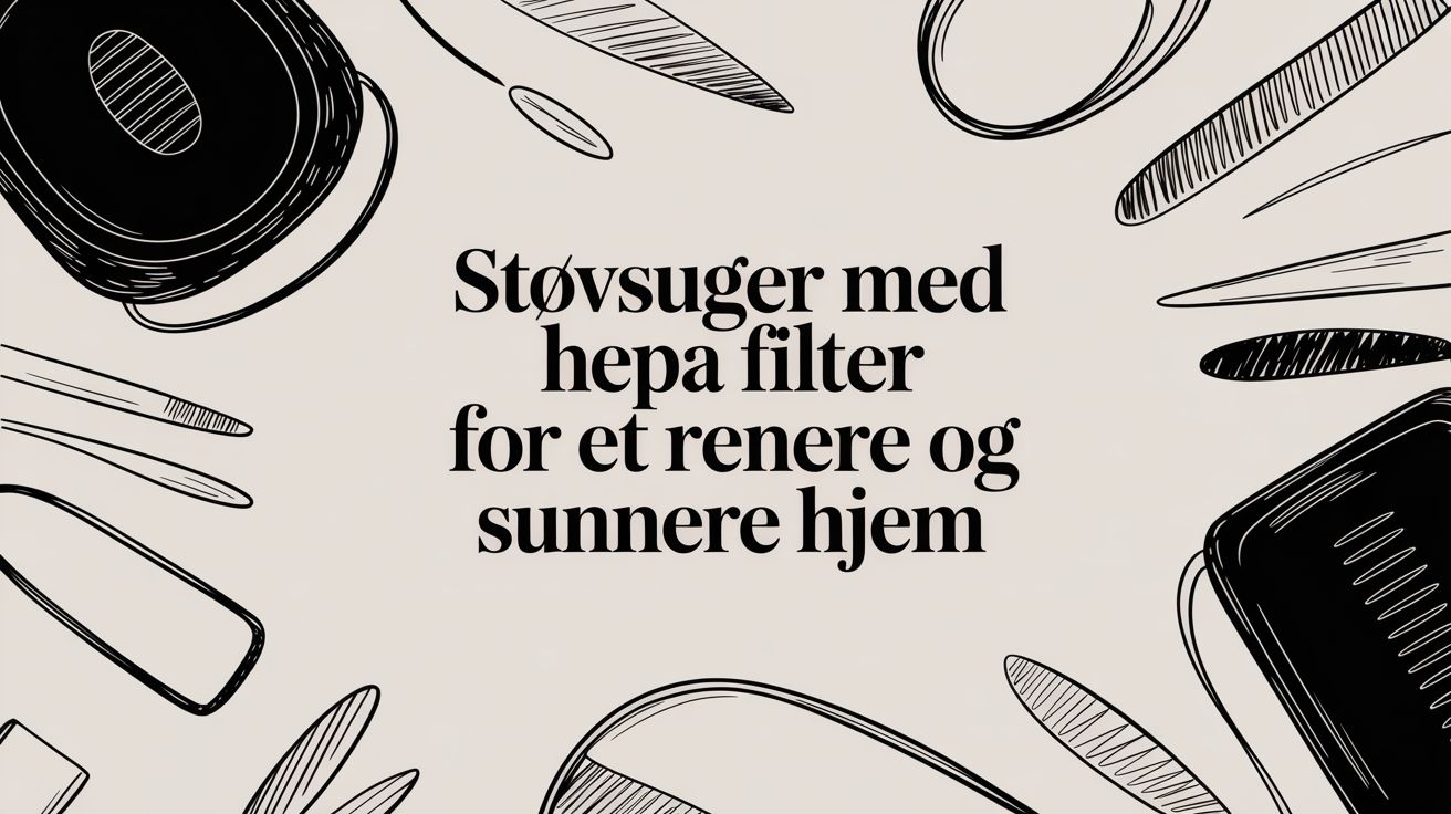 Støvsuger med HEPA filter for et renere og sunnere hjem